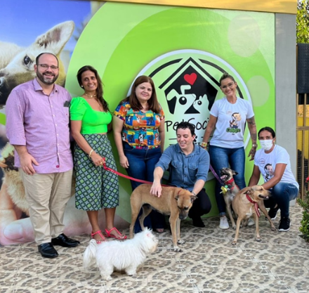 Imagem de uma apoiadora da ong